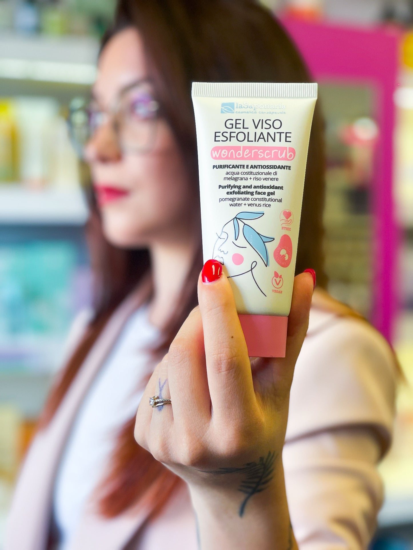 La Saponaria Gel Esfoliante Viso Wonderscrub