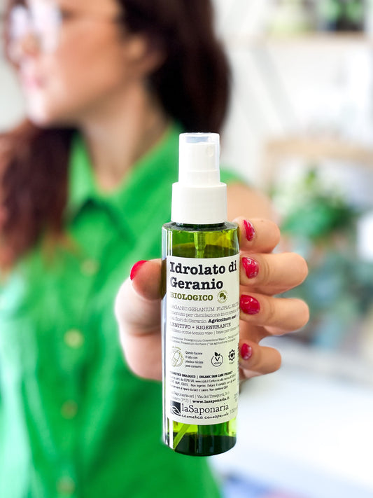 La Saponaria Idrolato Geranio bio Re-Bottle Spray